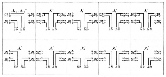 [00877] Rel 3 B 93a - Umschalter fr Nebenvierermessungen mit Zuleitungsabgleich-Kondensatoren; Siemens & Halske; 1958