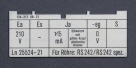 [00974] Rhrenprfgert RPG.1, Steckschlssel Ln 25524-21; Leipziger Funkgertebau GmbH; ca. 1942