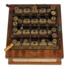 [00091] Standard Widerstand mit St�psel Kontakten; Hartmann & Braun; Seriennummer 13860; ca. 1900