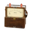 [00162] tragbares Labor-Voltmeter in Holzgeh�use; Paul Gebhardt S�hne