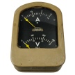 [00248] Doppelmessger�t (Volt, Ampere) in Gu�-Geh�use f�r Kraftfahrzeuge / Lokomotiven, Siemens & Halske; ca. 1942