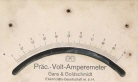 [00327] Pr�zisions Volt- und Amperemeter; Gans & Goldschmidt, Berlin; ca. 1900