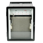 [00446] Leistungsschreiber f�r Drehstrom (Bauform ERN12) mit einem Messwerk (Metallpapier-Linienschreiber) in Lederkoffer, dazu geh�rend der passende Vorwiderstand 00447; AEG; 1973