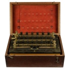 [00501] Br�cke mit 16 Widerst�nden + 6 Widerst�nden geschaltet als Wheatstonsche Messbr�cke; Ateliers Ruhmkorff J. Carpentier, Paris; um 1900