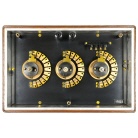 [00539] Kurbelwiderstandskasten mit 3 Dekaden, 0,1 - 111 Ohm; Otto Wolff, Berlin; 1964