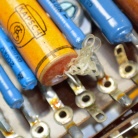 [00734] Tonfrequenz-Mikroamperemeter Mod. 367�A, Norma, 1960 - ausgelaufener Kondensator