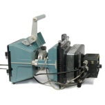 [00850] Oszilloskop Kamera C-27 f�r Tektronix 5x und 7x Oszilloskope mit Polaroid Camera Pack Film Back und ILOX Computer; Tektronix; ca. 1965