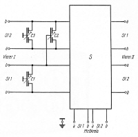 [00877] Rel 3 B 93a - Umschalter f�r Nebenvierermessungen mit Zuleitungsabgleich-Kondensatoren; Siemens & Halske; 1958