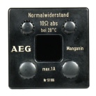 [00985] Normalwiderstand, 10 Abs. Ohm; AEG, ca. 1960