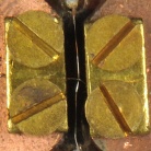 [01017] Nebenwiderstand, ausgef�hrt als Thermokreuz, 1 A - 1,6 mA; ohne Herstellermarkierung; ca. 1940