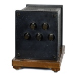 [01221] Voltmeter Vorschaltwiderstand f�r 3, 15, 150, 300 Volt zum Pr�zisions-Milli- Volt- u. Amperemeter von 1 Ohm Widerstand; Siemens & Halske; ca. 1910