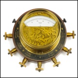 [00221] Dosen-Instrument mit Drehspul-System fr Gleichstrom, verschiedene Messbereiche; Siemens & Halske; ca. 1910