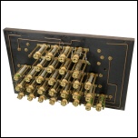 [00351] groe Messbrcke / Kompensator mit Dekadenwiderstnden in Stpsel-Schaltung ; Hersteller unbekannt; um 1900