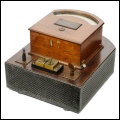 [00512] Przisions-Amperemeter fr direkte Wechselstrommessungen, fr starke Strme mit 2 Mebereichen - Laboratoriumstype; Siemens & Halske; ca. 1910