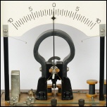 [00513] groes Przisions Volt- und Amperemeter fr Schulung und Demonstration; Bruno Brauns, Berlin; ca. 1900