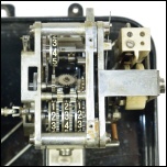 [00545] Kilowattstunden Wechselstromzhler mit Mnzkassierer; AEG; um 1950