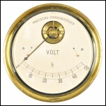 [00549] Schalttafel-Megert (Voltmeter); Siemens & Halske; ca. 1910