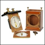 [00584] Galvanometer (Telegrafie) mit galv. Teiler 2 / 10 / 1000; Siemens Brothers Co.; 1891