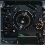 [00605] Oszilloskop Kamera C-59 fr Tektronix 5x und 7x Oszilloskope mit Polaroid Camera Pack Film Back No. 122-0926-01; Tektronix; ca. 1965