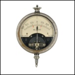 [00634] - Tascheninstrument in Uhrform fr Gleichstrom 300 ... 0 ... 300 mA; Hartmann & Braun; ca. 1916