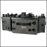 [00640] Luftfahrt-Oszillograph mit 4 Messchleifen, Papierkassette und Kontaktuhr; Siemens Apparate u. Mascinen GmbH; 1941