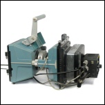 [00850] Oszilloskop Kamera C-27 fr Tektronix 5x und 7x Oszilloskope mit Polaroid Camera Pack Film Back und ILOX Computer; Tektronix; ca. 1965