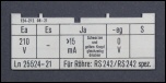 [00974] Rhrenprfgert RPG.1, Steckschlssel Ln 25524-21; Leipziger Funkgertebau GmbH; ca. 1942