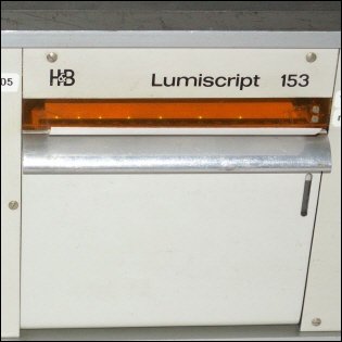 [01051] Lumiscript 153. Hartmann & Braun; 1975